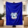 Cardiff City FC Spausdintas pledas - Minkštas ir patogus, miegamajam, kelionėms, sofai, namų dekoravimui - Gimtadienio Kalėdų dovana draugui