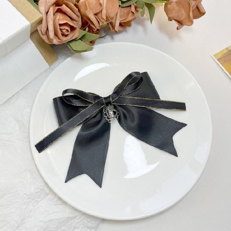 Schleifen-Haarspangen Goth-Schleifen-Haarspangen Entenschnabel-Haarspangen für Mädchen und Frauen