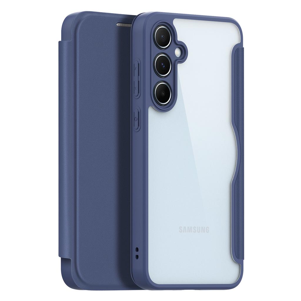 DUX DUCIS Skin X Pro for Samsung Galaxy A35 5G Leather Case Card Slots Flip Phone Cover