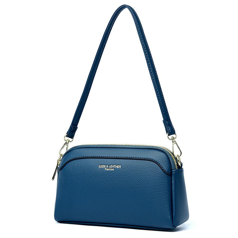 Nová kabelka do ruky Dámská luxusní měkká taška Čtyřsezónní univerzální malá čtvercová taška Niche Všestranná taška pro maminky Crossbody taška