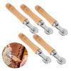 Nest Foundation Wire Embedding Rollers 14.4cm Wooden Handle Manual Gears Wire Embedding Beehive Nest Frame Beekeeping Tools 2Pcs
