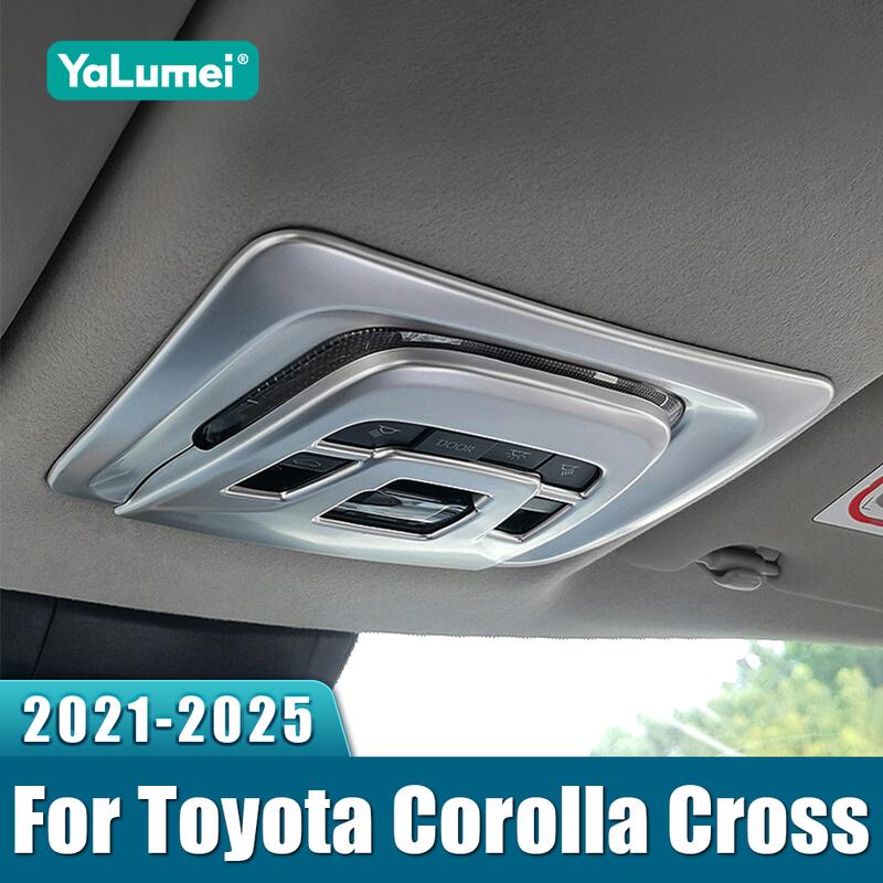 ABS Car Front Rear Reading Light Frame Roof Lamp Trim Cover Case For Toyota Corolla Cross XG10    2024 2025 Hybrid