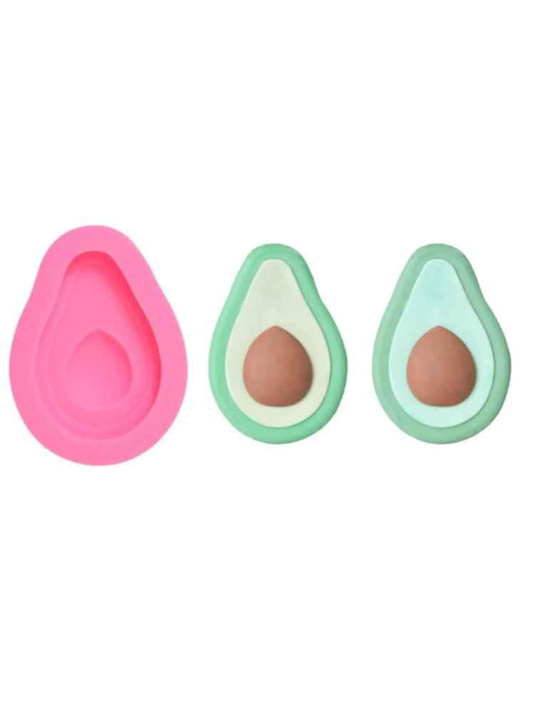 Stereo Avocado Ornament Crafts Silicone Mold Epoxy Jewelry Mold Resin Casting Pendant Mold Suitable for  Crafts