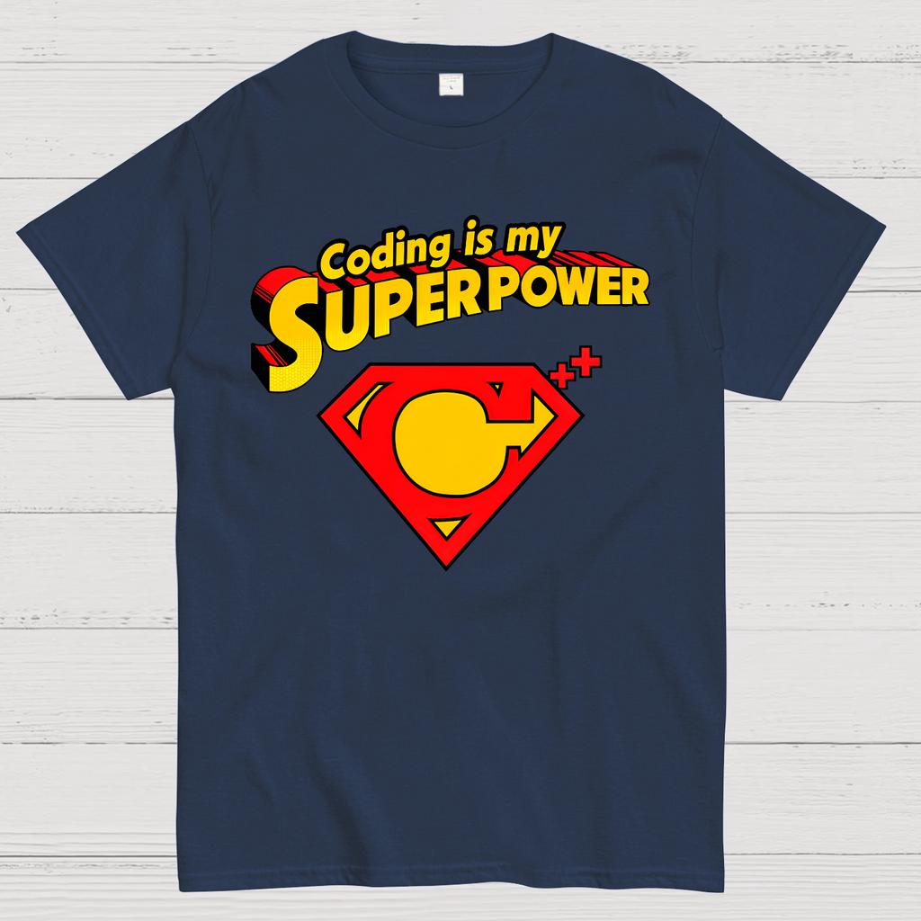 Coding Is My Superpower Cotton Summer Casual Cool Loose T-Shirt