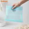 Leakproof Silicone Food Storage Bags - Ready-to-Use Vacuum-Sealed Ziplock for Fresh-Keeping
