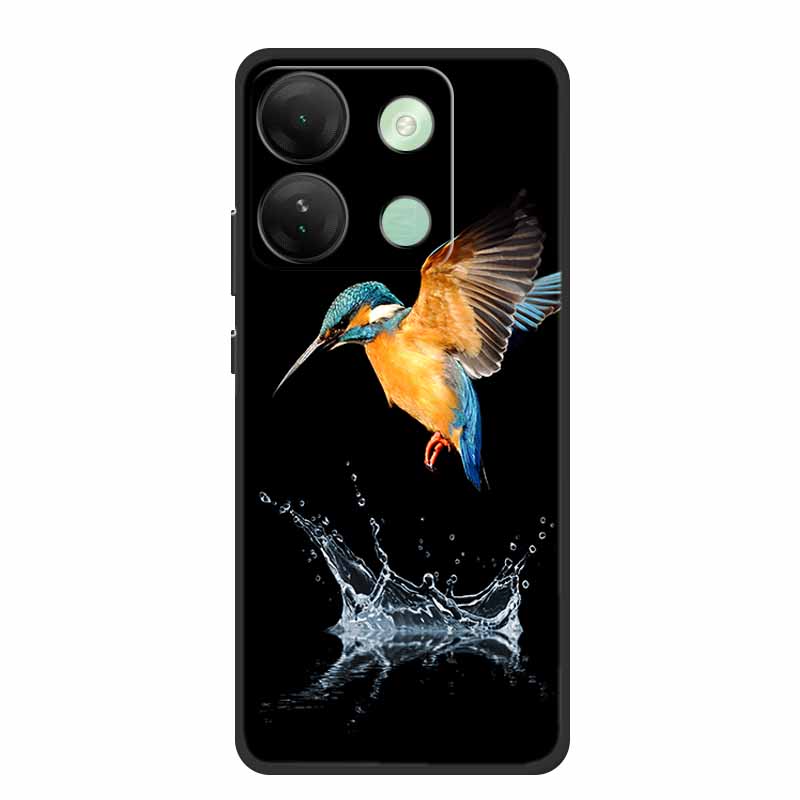 For Infinix Smart 7 HD Plus Case Black Silicone Soft Back Cover Case For Infinix Smart 7 Plus HD Phone Case Smart7 HD 7Plus Capa
