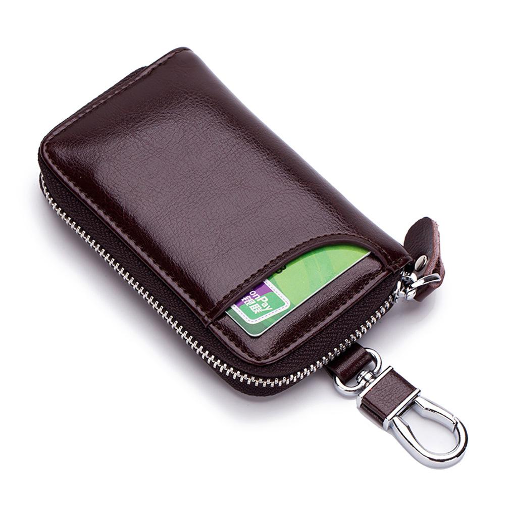Men's Key Bag Zipper + Key Bag, Fashionable Multi-functional Car Key Bag, Key Bag Wholesale