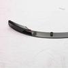 BMW 3 Series F30 Front Lip 13-19: Carbon Fiber Pattern, Gloss Black, Matte