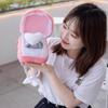 Ring Box Plush Toy Love Diamond Ring Case Stuffed Couple Ring Surprise Gift Box Propose Memory Wedding Anniversary Gift
