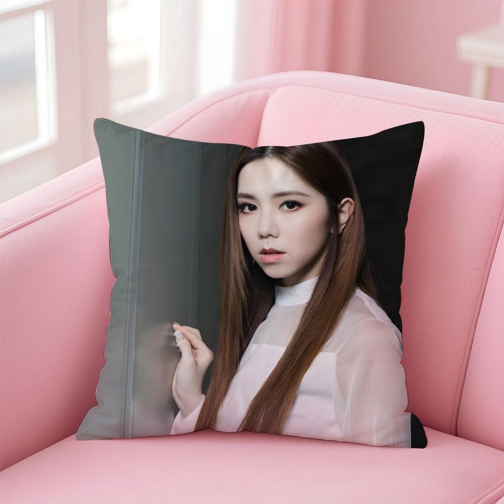 Popular fashion Chinese singer GGEM Cushion Cover Pillowcase Short Plush Invisible zipper Room Sofa Cushion Cover