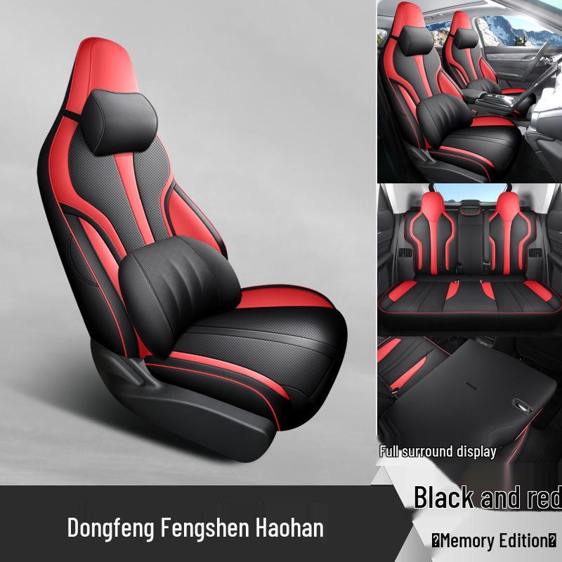 Universal Full Leather Car Seat Cushion for Dongfeng Haohan - New Model, Four Seasons, Five-Seat