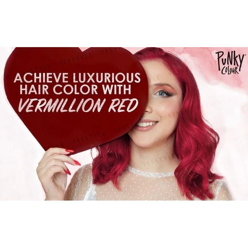 Punky Colour - Semi-Permanent Conditioning Hair Color Vermillion Red