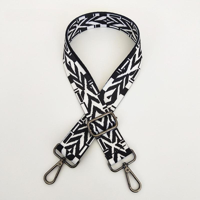 New Ethnic Style Series Women's Bag Shoulder Strap Accessories Adjustable Wide Shoulder Strap Color Bag Versatile Webbing