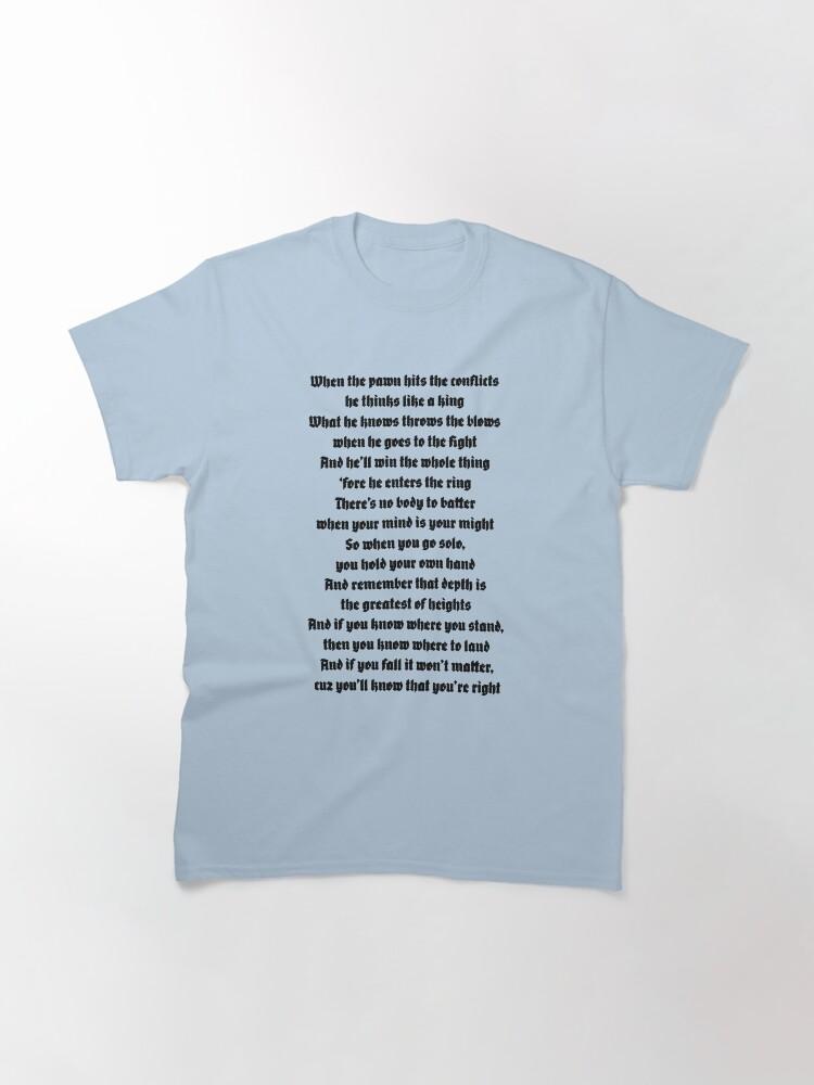 fiona apple When the pawn poem Classic T-Shirt