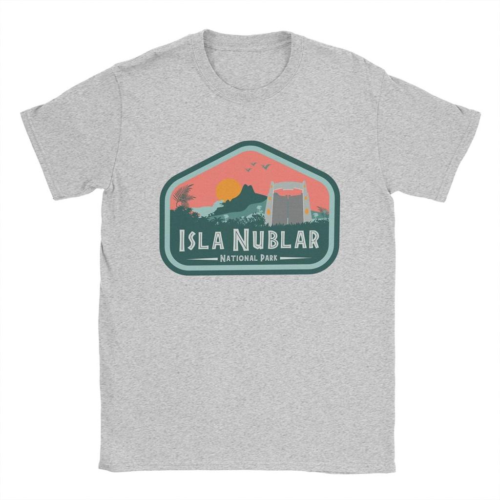 Isla Nublar Jurassics Parks T-Shirts Men Creative Cotton Tee Shirt Crew Neck Short Sleeve T Shirt Birthday Present Tops