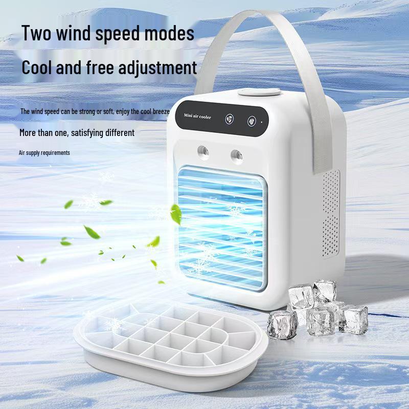 Bladeless Water-Cooled Air Conditioner & Humidifier with Spray Cooling