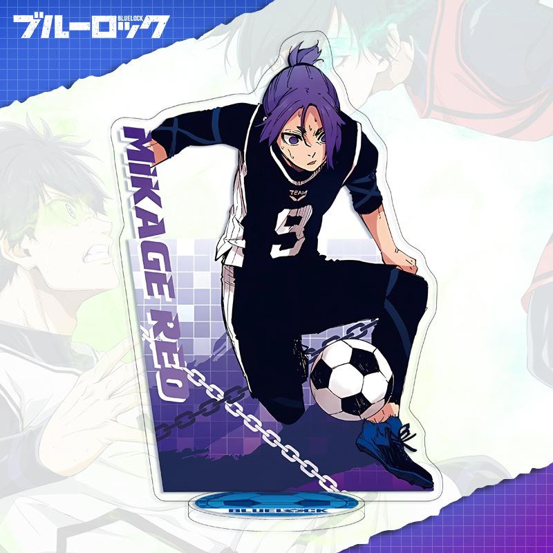 Standee Prigione Blu 16cm Fronte-Retro HD Anime Segno Acrilico Standing Standee
