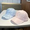 Baseball Cap Women Summer Korean Style Sunscreen Flower Printed Baseball Cap Casual Breathable Adjustable Sun Hat Visor Snapback