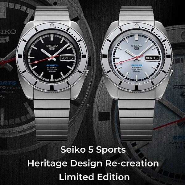 Seiko SBSA269 (5SPORTS SKX série 1968 Réédition Édition limitée Modèle Heritage Réédition Mécanique Bracelet Métal Homme)