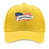 Patriotic Ribbon Stars Anniversary G Sandwich Baseball Cap Sun Cap Outdoor Workouts Hat