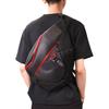 [SEAL] One-Shoulder Bag TRIANGLE PRO, Men's Waterproof Sling Bag, Large Capacity, Laptop Storage, PS-238BR, Black/Red, One Size
