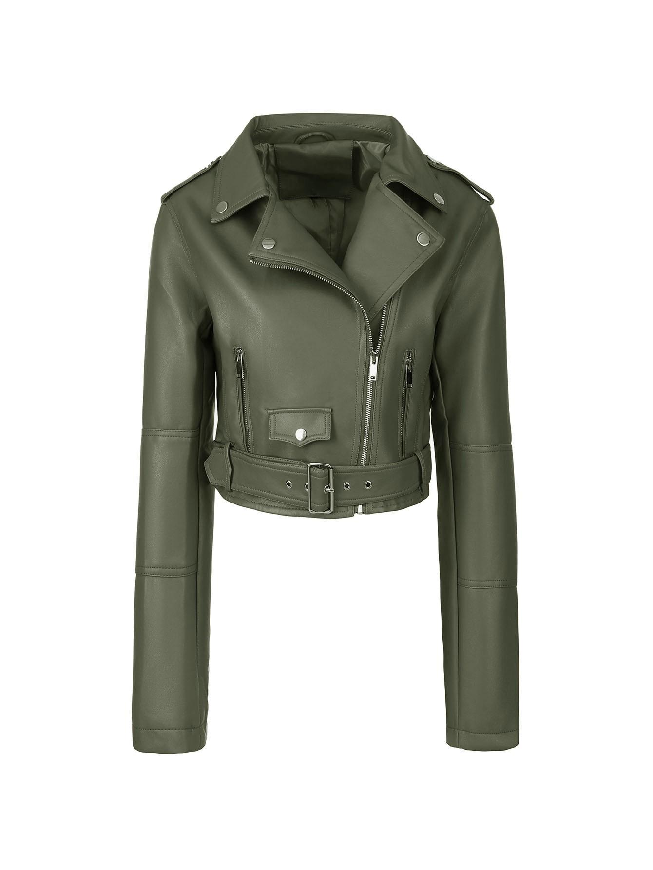 Women`s large size PU leather cross-border