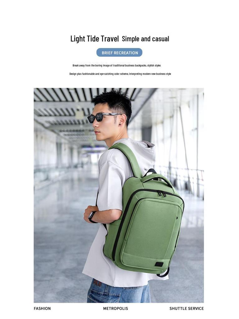 Expandable Multi-Function Travel Backpack for Laptops