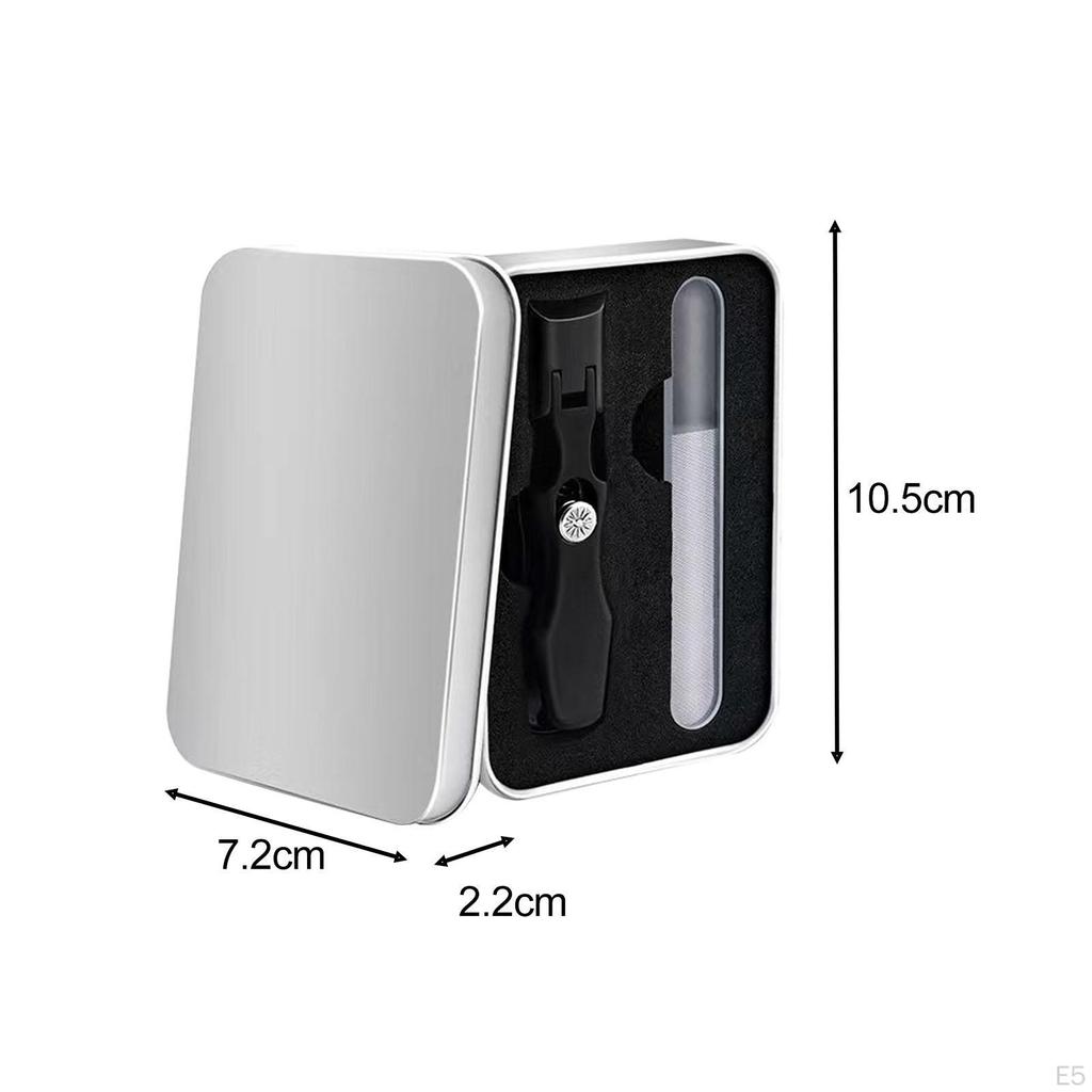 Zestaw 2 w 1 Obcinacz do paznokci Pilnik Wytrzymały Wygodny uchwyt Przenośny Manicure dla mężczyzn kobiet