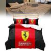 Ferrari Pattern Digital Print Comforter Set With Reactive Dyeing For Bedroom Decor