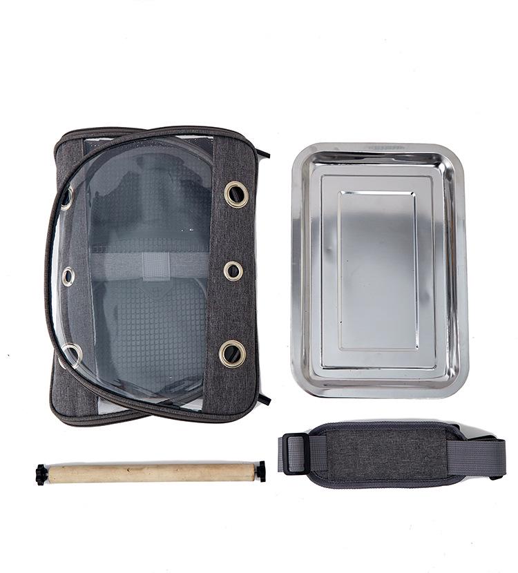 Portable Oxford Cloth Bird Travel Bag for Small Pets - Ideal for Parrots, Pigeons, and Sun Birds