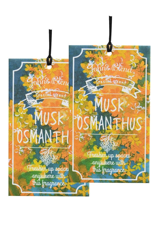 Blend Room Fragrance Air Freshener Paper Musk Osmanthus Osmanthus Set Hanging John's 2-Piece OA-JOK-7-1