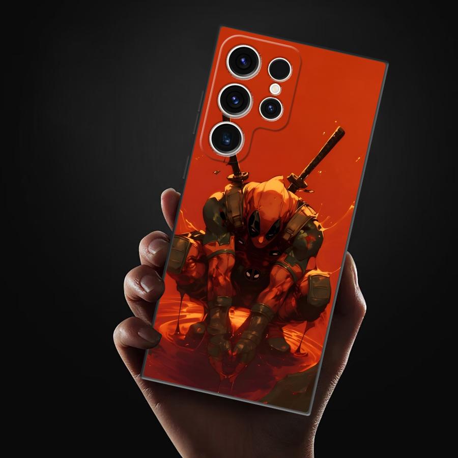 Marvel Spider Man Deadpool Case for Samsung Galaxy S26 S10 S9 S21 FE Note 20 Ultra 8 9 10 S20 S24 Plus S23 S25 Ultra Funda Phone