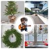 Cat Pendant for Car 2D Acrylic Animal Charm Decor Cat Rearview Mirror Accessories for Car Rearview Mirror Home Christmas Tree