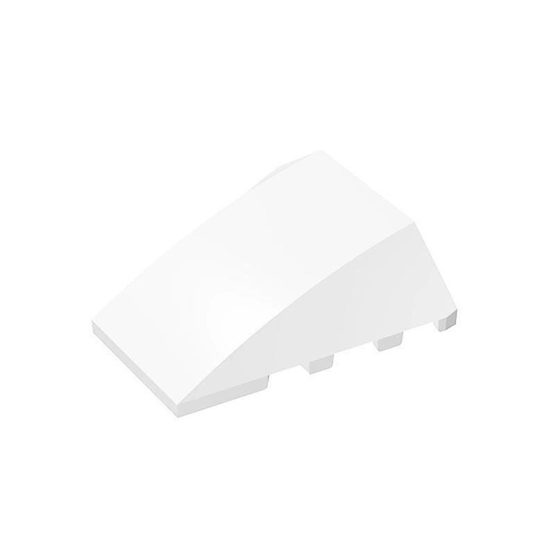10pcs Puzzle Particle 47753 Wedge 4x4 Building Blocks Triple Curved No Studs Bricks Educational DIY Toys Gift Dropshipping