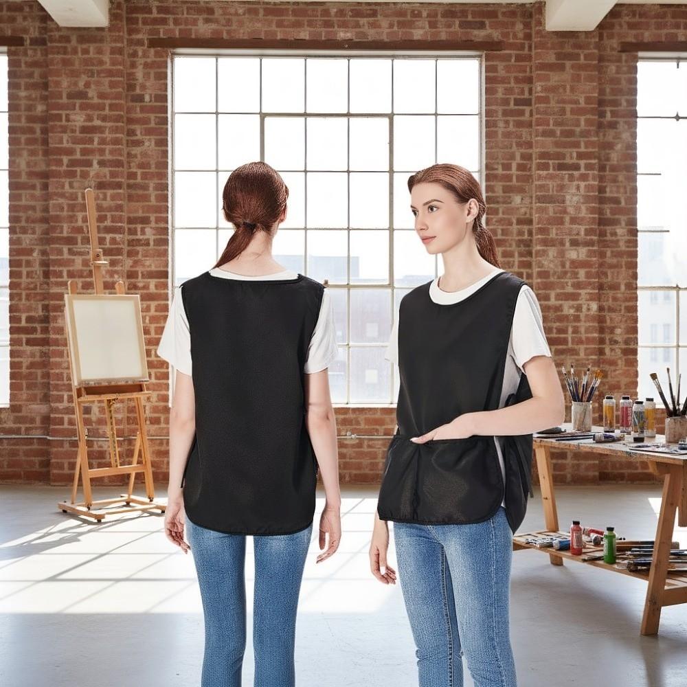 Heavy Duty Salon Barber Apron Deep Pockets Stain Resistant Apron Waterproof Apron  Cleaning Work