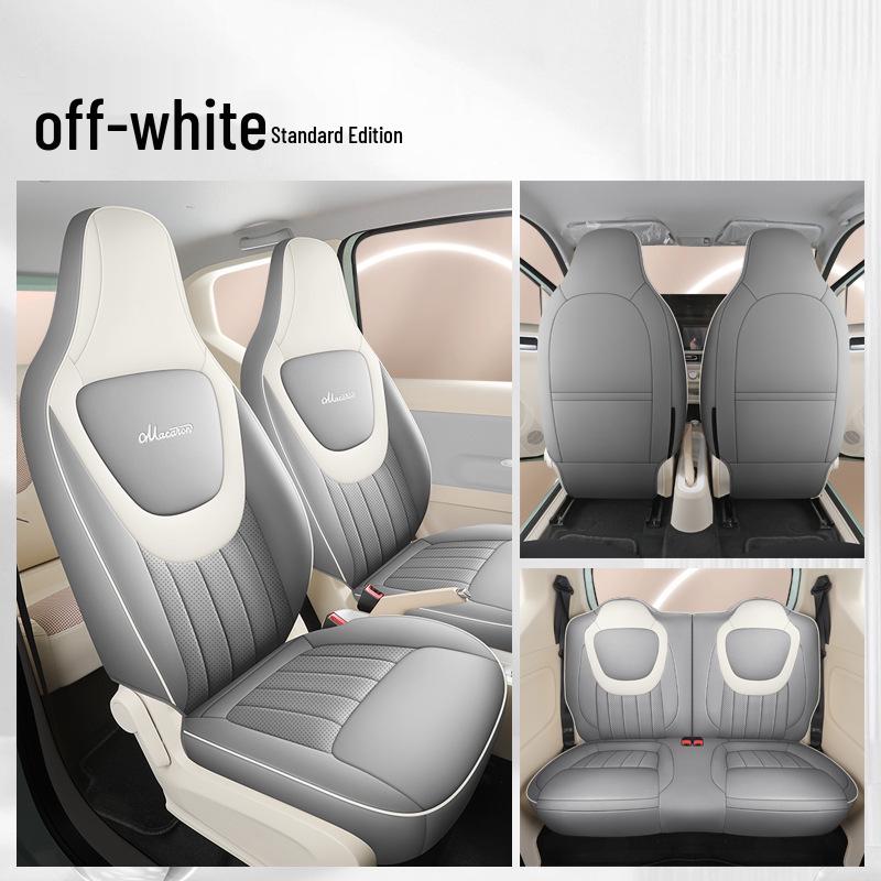 2024 Wuling Hongguang MINI Macaron Car Seat Cover, Third Gen, Cartoon Design, Universal Fit, Full Coverage for All Seasons, 170km.