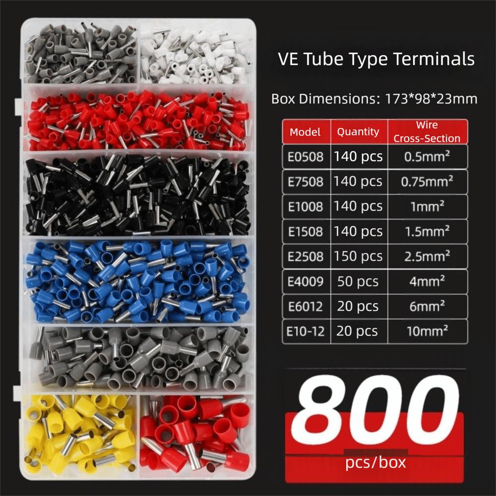 Durable Wire Connect Insulated Connector Rachet Tools Pre-Insulated Crimp Terminator Multiple Box Styles