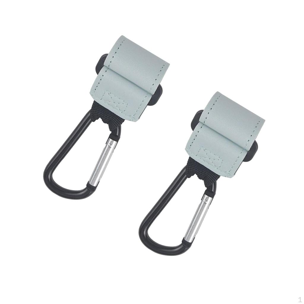 2 Pieces Baby Strollers Hooks Organizer Multipurpose Clips for