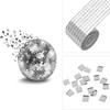Disco koule DIY Glass Mirror Stickers Samolepky na zeď Samolepící Domácí dekorace Dekorace na zeď Dekorace interiéru Kreativní