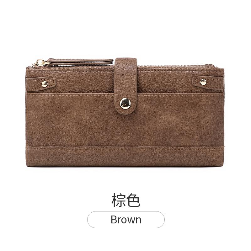 

Вместительный держатель для кредитных карт, функциональный кошелек с несколькими отделениями для карт, кошелек для монет на молнии и клатч