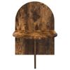 Nightstand Smoked Oak 48 X 49 X 65 Cm Engineered Wood