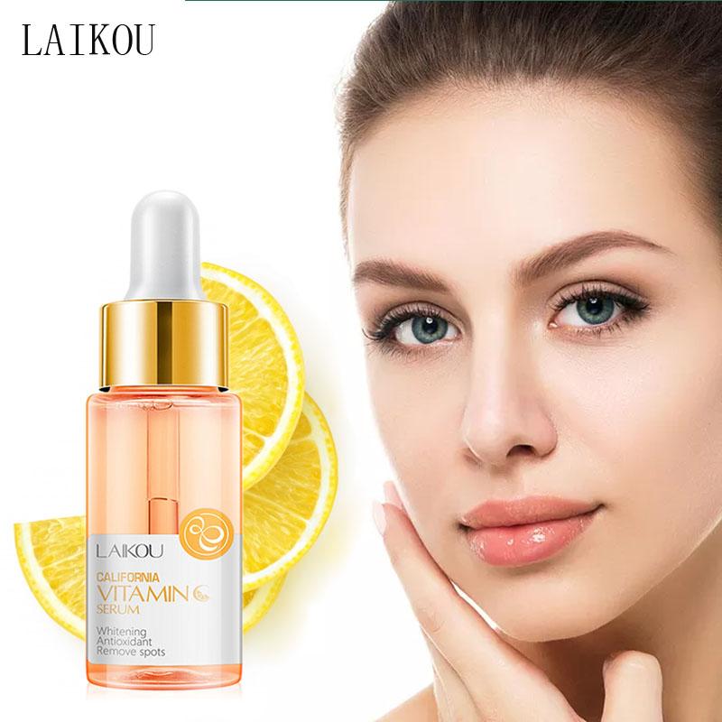 LAIKOU Vitamin C Facial Serum VC Moisturizing Smoothing Face Essence Skin Care Products 17ml