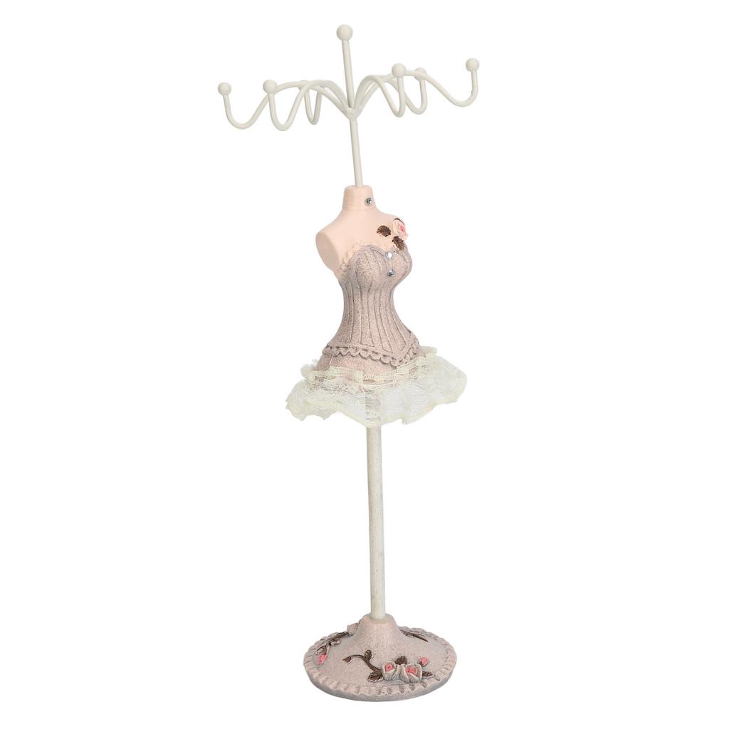 Mannequin Dress Jewelry Display Stand Model Dress Earrings Necklace Jewelry   Decorative Jewelry Doll Holder