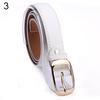 Women Fashion Paint Waist Belt Faux Leather Alloy Buckle Casual Waistband Strap