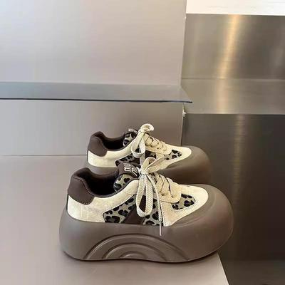 Chaussures rétro pour femmes automne et hiver à plateforme, chaussures muffin polyvalentes à grosse tête