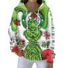 Christmas Hoodies For Women Funny Cute Printed Holiday Sweatshirt Winter Oversized Pullover Tops