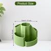 Pencil Holder, Rotating Pen Desk Organizer, Marker PP Material Container, Five