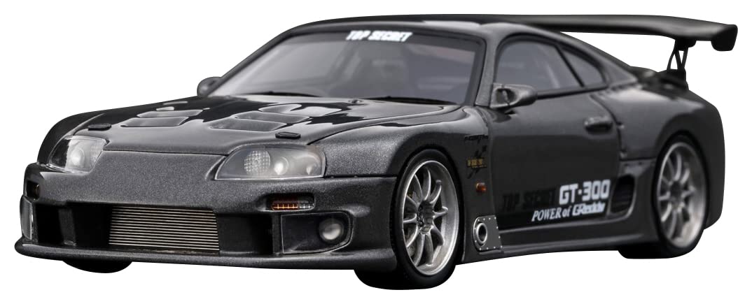 

модель зажигания TOP SECRET GT300 Supra Gun Metallic готовое изделие 1/43 (JZA80)