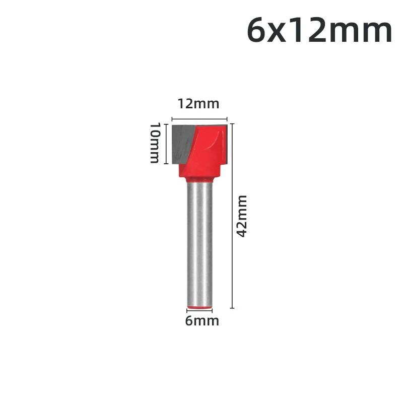 1 Stück 6/8mm Schaft Reinigungsboden Gravur Fräser Holzbearbeitungswerkzeug Vollhartmetall Holzfräser Schaftfräser 8/22/28/32mm