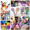 100pcs Plush Tinsel Stem Anvil Wire Craft Pipe Toys  Kids Birthday Christmas